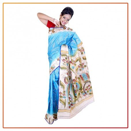 Murshidabad Silk Butique Printed Original Saree 029
