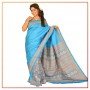 Murshidabad Silk Printed Saree 069